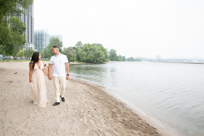 engagement shoot, engaged, Humber Bay Bridge, Toronto, engagement photos