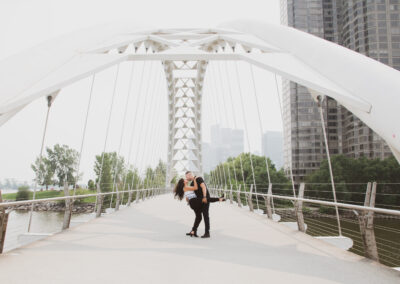 engagement shoot, engagement photos, wedding photography, humber bay bridge, toronto
